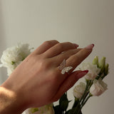 BUTTERFLY SPARKLE BIG RING