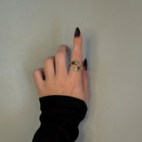 ALLURE HEART RING Guld