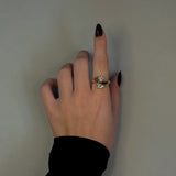 ALLURE STAR RING Guld