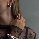 BERRY PEARL SPARKLE Set - Wine Red