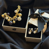 BERRY PEARL SPARKLE COMBO Set - Black