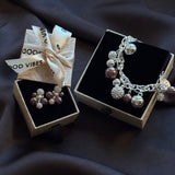 BERRY PEARL SPARKLE COMBO Set - Brown