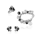 BERRY PEARL SPARKLE Set - Black