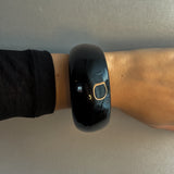 BRIM STONE CUFF ARMBAND Svart - Stelt ⌀6,5cm
