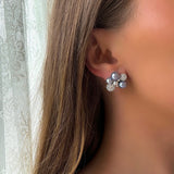 BERRY PEARL SPARKLE STUDS Örhängen - Ljus blå