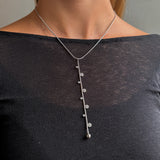 DECOLLETAGE CIRCLE HALSBAND Silver 42+6cm