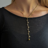 DECOLLETAGE CIRCLE HALSBAND Guld 42+6cm