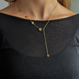 DECOLLETAGE GALAXY HALSBAND Guld 43+6cm