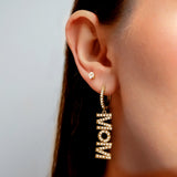 STATEMENT HOOPS EARRINGS - MOM