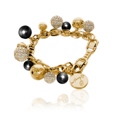 BERRY PEARL SPARKLE Bracelet - Black