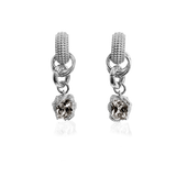 ICON EDIT LOOP Earrings - Smoke