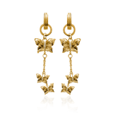 PAPILLON CRYSTAL MULTI HOOP EARRINGS