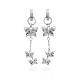 PAPILLON CRYSTAL MULTI HOOP EARRINGS