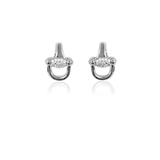 HORSE BIT SPARKLE STUDS Earrings