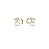 FLEUR BLANCHE STUD EARRINGS