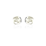 FLEUR BLANCHE STUD EARRINGS