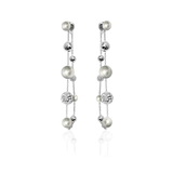 BERRY PEARL SPARKLE EARRINGS