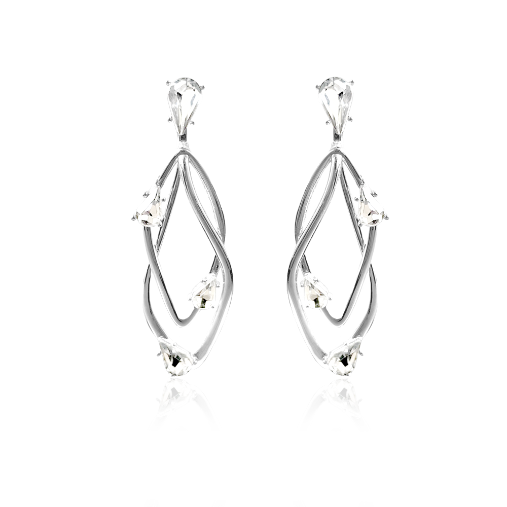 BlLSS EARRINGS White