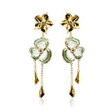 SANTORINI FLEUR MULTI Earrings - Matcha