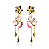 SANTORINI FLEUR MULTI Örhängen - Strawberry Milkshake