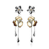 SANTORINI FLEUR MULTI Örhängen - Cappuccino