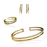 PLAIN CRYSTAL TWIN Set Brun