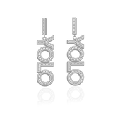 STATEMENT HOOP EARRINGS - YOLO