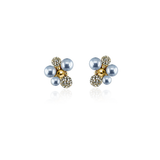 BERRY PEARL SPARKLE STUDS Örhängen - Ljus blå