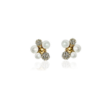 BERRY PEARL SPARKLE STUDS Örhängen - Vit
