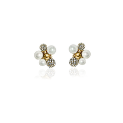 BERRY PEARL SPARKLE STUDS Örhängen - Vit