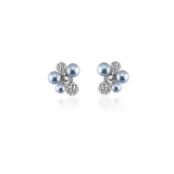 BERRY PEARL SPARKLE STUDS Örhängen - Ljus blå