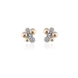 BERRY PEARL SPARKLE STUDS Örhängen - Champagne