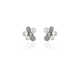 BERRY PEARL SPARKLE STUDS Örhängen - Vit