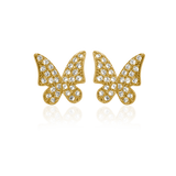 BUTTERFLY SPARKLE STUDS BIG ÖRHÄNGEN