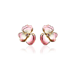 SANTORINI FLEUR STUD Örhängen - Strawberry Milkshake