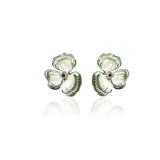 SANTORINI FLEUR STUD Örhängen - Matcha