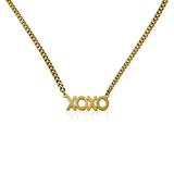 Statement Chain Necklace - XOXO