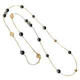 BERRY PEARL SPARKLE ICONIC Necklace - Black