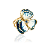 SANTORINI FLEUR Ring - Blueberry Milkshake