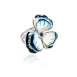 SANTORINI FLEUR Ring - Blueberry Milkshake