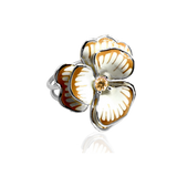 SANTORINI FLEUR Ring - Cappuccino