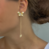 HANGING PAPILLON CRYSTAL Örhängen