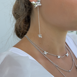 HANGING PAPILLON CRYSTAL Örhängen