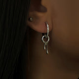 MELTED STAR HOOP Earrings