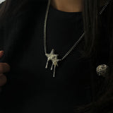MELTED STAR PENDANT Halsband