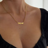 Statement Chain Necklace - DREAM