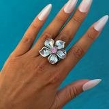 LA FLEUR CRYSTAL Ring - Rosa