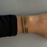ORIENT CUFF ARMBAND Guld - Justerbart