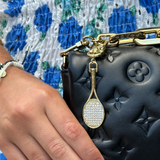 SPARKLE TENNIS RACKET Bag Charm / Keychain