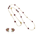 BERRY PEARL SPARKLE DUO Set - Wine Red